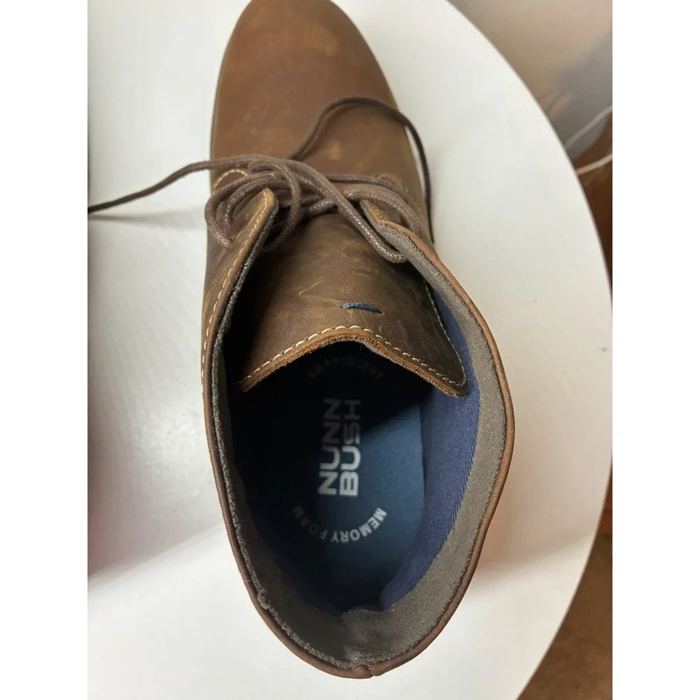 Nunn Bush Littleton chukka boots brown leather  12 M Work Casual Preppy